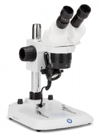 Mikroskop stereoskopowy StereoBlue dwuokularowy, 1x/3x, statyw kolumnowy