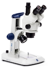 Mikroskop stereoskopowy StereoBlue trinokularowy, zoom 0.7-4.5x, statyw zębatkowy