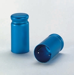 Korki aluminiowe Labocap (niebieski)